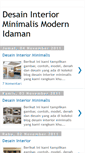 Mobile Screenshot of desaininteriorminimalismodern.blogspot.com