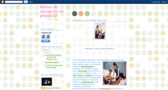 Desktop Screenshot of mediosdetransportepreescolar.blogspot.com