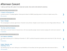 Tablet Screenshot of afternoonconcert.blogspot.com