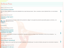 Tablet Screenshot of bellezapuraparanosotras.blogspot.com