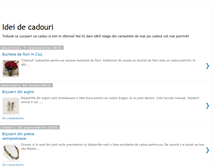 Tablet Screenshot of idei-cadouri.blogspot.com