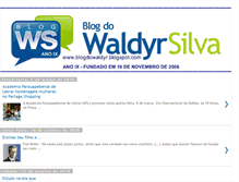 Tablet Screenshot of blogdowaldyr.blogspot.com