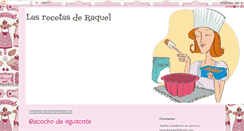 Desktop Screenshot of misrecetas-raquel.blogspot.com