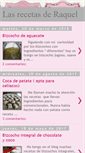 Mobile Screenshot of misrecetas-raquel.blogspot.com