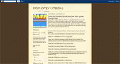 Desktop Screenshot of pamainternational.blogspot.com
