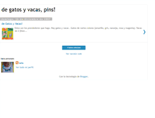Tablet Screenshot of degatosyvacas.blogspot.com