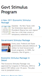 Mobile Screenshot of govtstimulusprogram.blogspot.com
