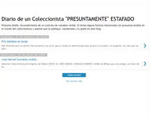 Tablet Screenshot of diariodeuncoleccionista.blogspot.com