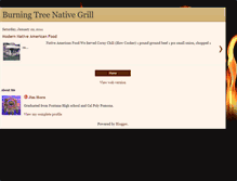 Tablet Screenshot of burningtreenativegrill.blogspot.com