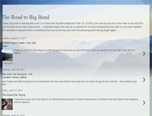 Tablet Screenshot of billkeith-theroadtobigbend.blogspot.com