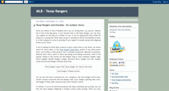 Desktop Screenshot of mlb-texasrangers.blogspot.com