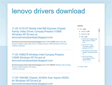 Tablet Screenshot of lenovodriversdownload.blogspot.com