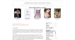 Desktop Screenshot of portuguesedatinghub.blogspot.com