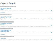 Tablet Screenshot of corpusetsanguis.blogspot.com