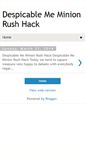 Mobile Screenshot of despicablememinionrushhacktoday.blogspot.com