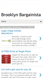 Mobile Screenshot of brooklynbargainista.blogspot.com