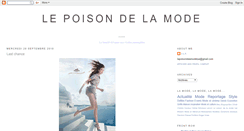 Desktop Screenshot of lepoisondelamodetue.blogspot.com