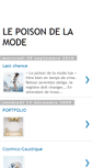 Mobile Screenshot of lepoisondelamodetue.blogspot.com