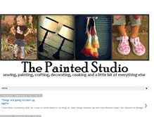 Tablet Screenshot of paintedstudio.blogspot.com