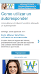 Mobile Screenshot of elpoderdelosautoresponder.blogspot.com