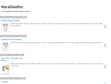 Tablet Screenshot of maradoodles.blogspot.com