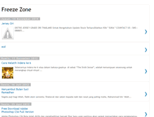 Tablet Screenshot of freeze-zone.blogspot.com