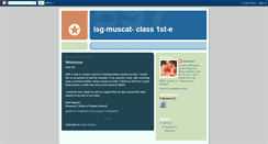 Desktop Screenshot of isgmuscat1eparents.blogspot.com