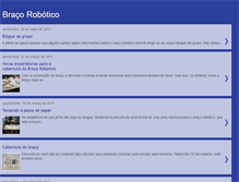 Tablet Screenshot of braco-robotico-catarina.blogspot.com