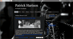 Desktop Screenshot of patrickharison.blogspot.com