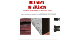 Desktop Screenshot of belomontedeviolencias.blogspot.com
