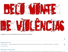 Tablet Screenshot of belomontedeviolencias.blogspot.com