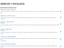 Tablet Screenshot of derechoypsicologia.blogspot.com