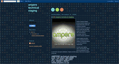 Desktop Screenshot of amperetechnicalstaging.blogspot.com