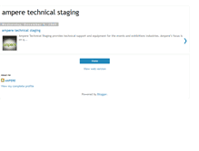 Tablet Screenshot of amperetechnicalstaging.blogspot.com