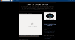 Desktop Screenshot of canuckchicksconga.blogspot.com