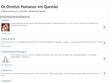 Tablet Screenshot of direitoshumanosemquestao.blogspot.com