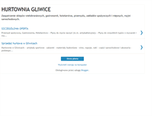 Tablet Screenshot of hurtownia-gliwice.blogspot.com