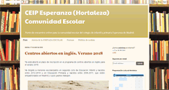 Desktop Screenshot of ceipesperanza.blogspot.com