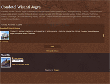 Tablet Screenshot of condotelwisantijogya.blogspot.com