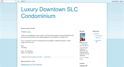 Desktop Screenshot of downtownslccondo.blogspot.com