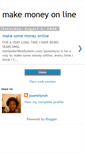 Mobile Screenshot of jasonolynch-makemoneyonline.blogspot.com