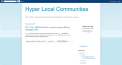 Desktop Screenshot of hyperlocalcommunities.blogspot.com