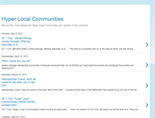 Tablet Screenshot of hyperlocalcommunities.blogspot.com