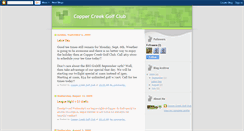 Desktop Screenshot of coppercreekgc.blogspot.com