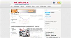 Desktop Screenshot of moc-inwestycji.blogspot.com