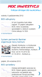 Mobile Screenshot of moc-inwestycji.blogspot.com