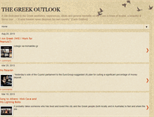 Tablet Screenshot of greekoutlook.blogspot.com