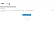 Tablet Screenshot of analfisting.blogspot.com