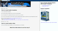 Desktop Screenshot of header-templates.blogspot.com