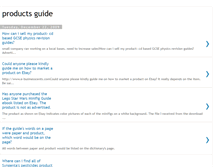 Tablet Screenshot of e-products-guide.blogspot.com